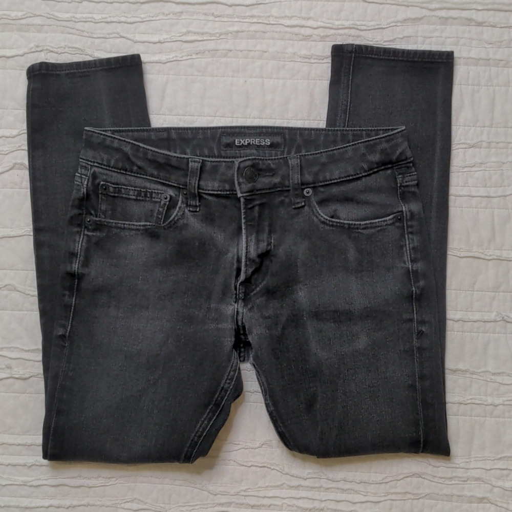 Men's black express jeans